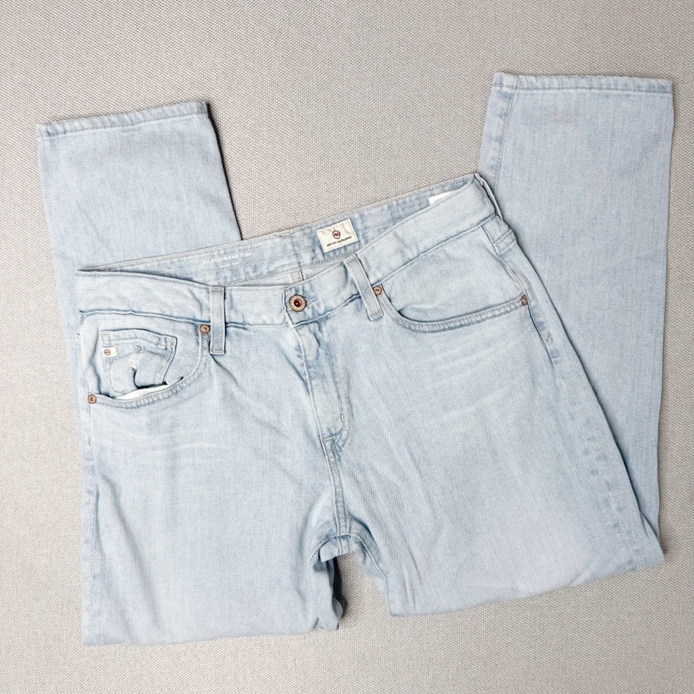 AG Jeans The Ex-Boyfriend Slim Slouchy Slim Light‎ Wash Size 30